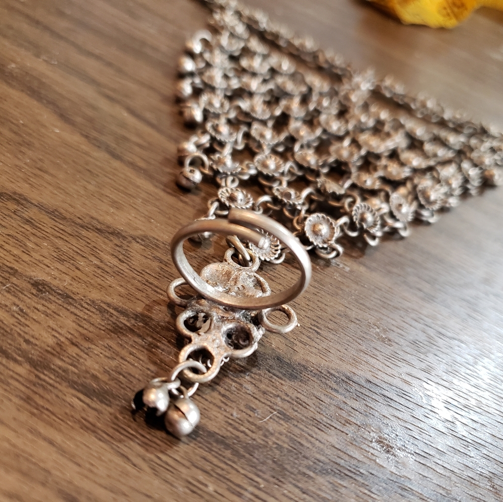 Belly Dancers Finger & Wrist Hand Bracelet